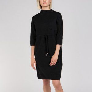 The PERFECT Minimalist Black Sweater Dress
